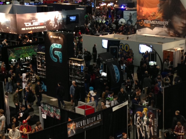 View of the Logitech G booth at PAX East