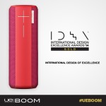 UE BOOM Wins Gold International Design Excellence Award