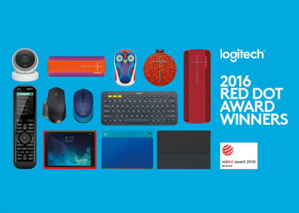 Logitech Sets Company Record With Nine Red Dot 2016 Product Design Awards